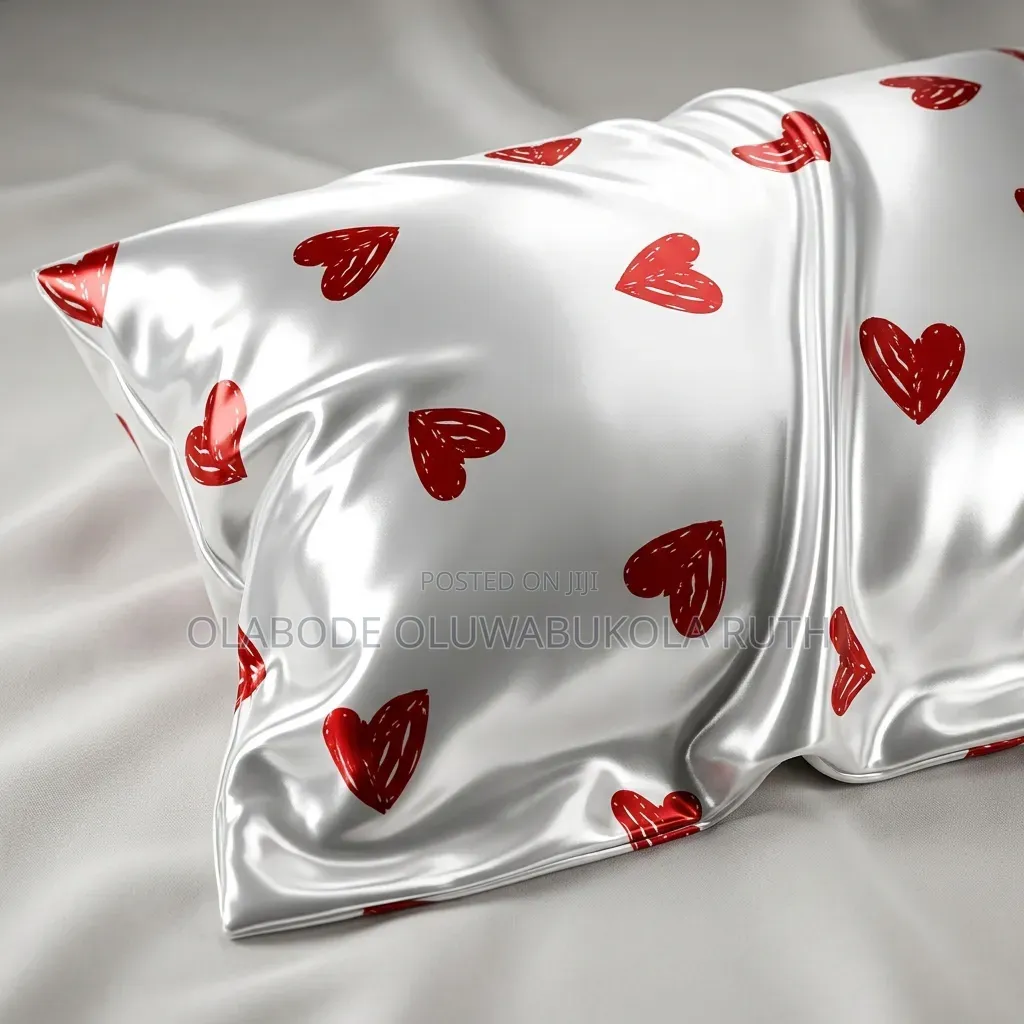 Patterned Satin Pillowcase (Standard Size)