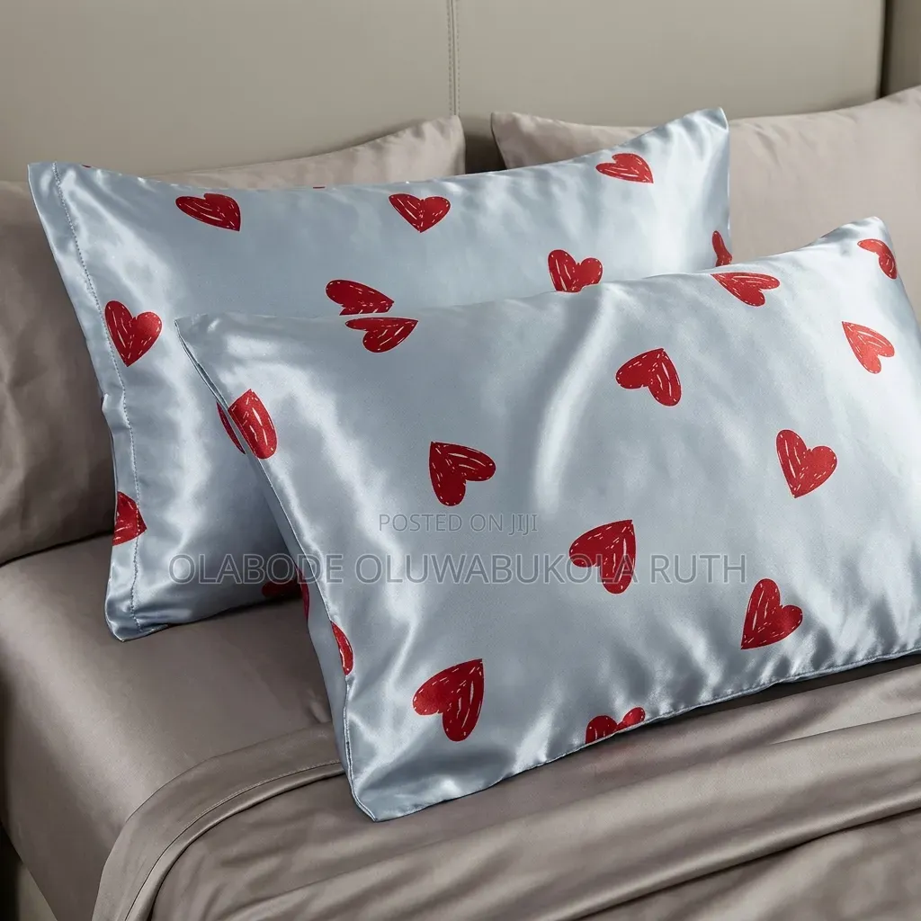 Patterned Satin Pillowcase (Standard Size)