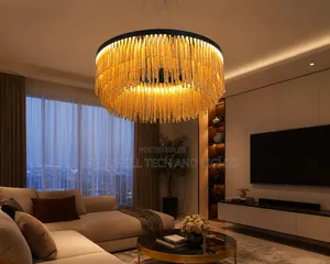 Amber Chandelier