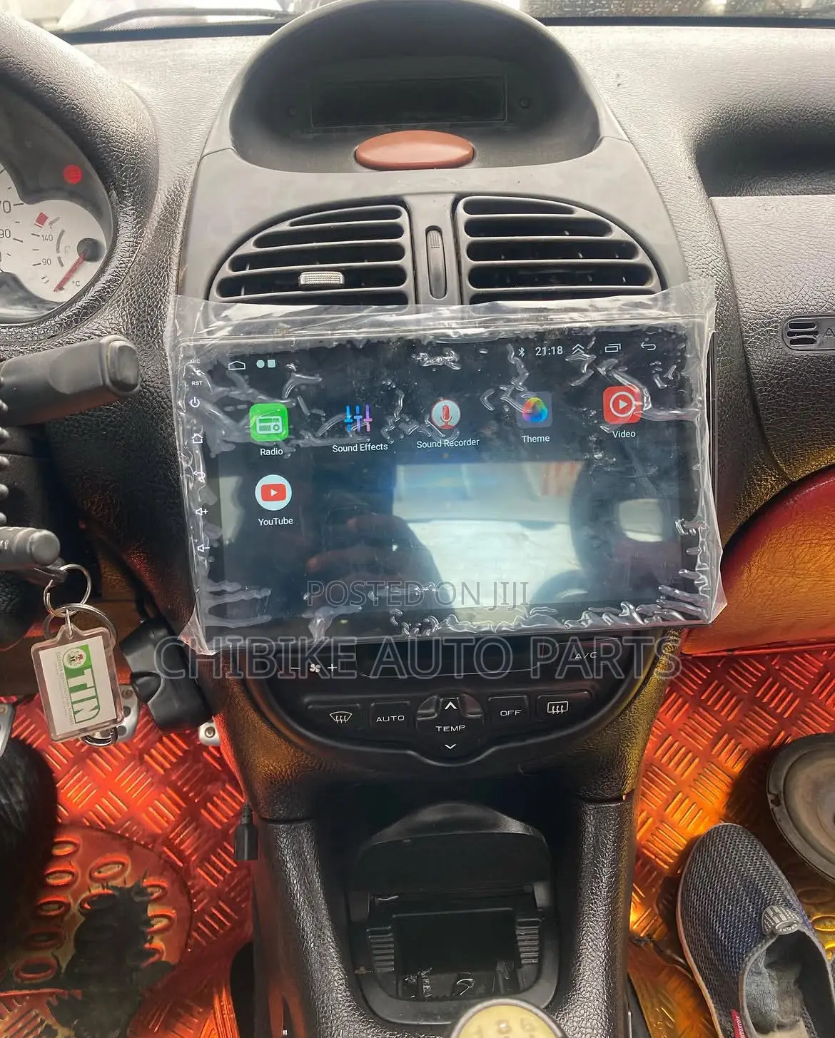 Peugeot 206 Car Stereo Navigation Android/Reverse Camera