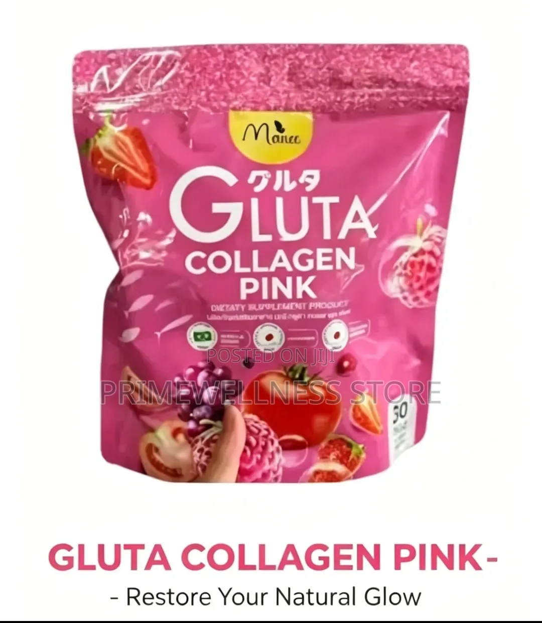 Manee Gluta Collagen Pink Powder