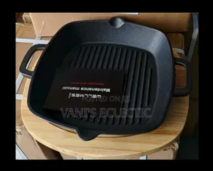 Wellmes Cast Iron Square Grill Pan
