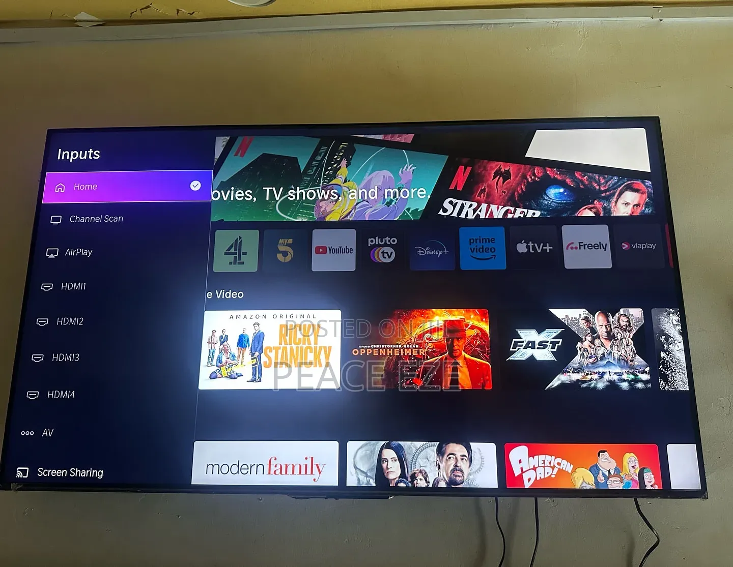 55" Hisense Uled U7 Display Smart TV