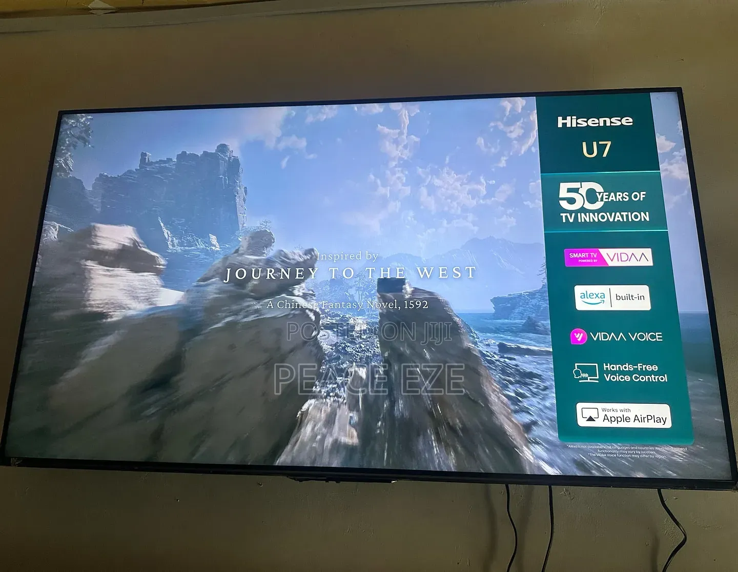 55" Hisense Uled U7 Display Smart TV