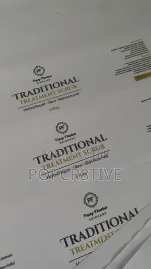 Skincare Product Label