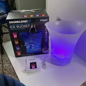 Wireless Led Speaker Ice Bucket With Cup Holder