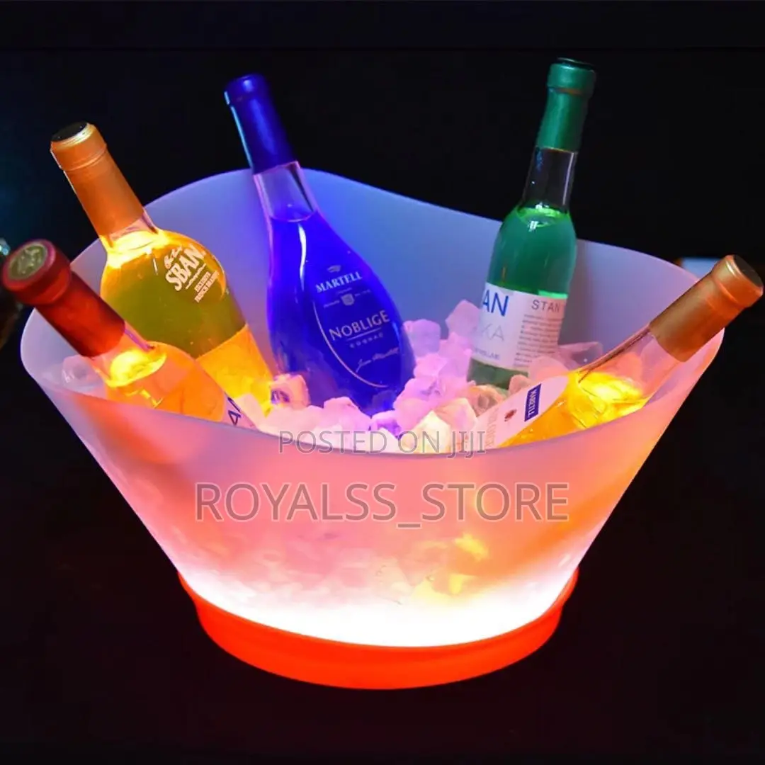 Wireless Led Speaker Ice Bucket With Cup Holder