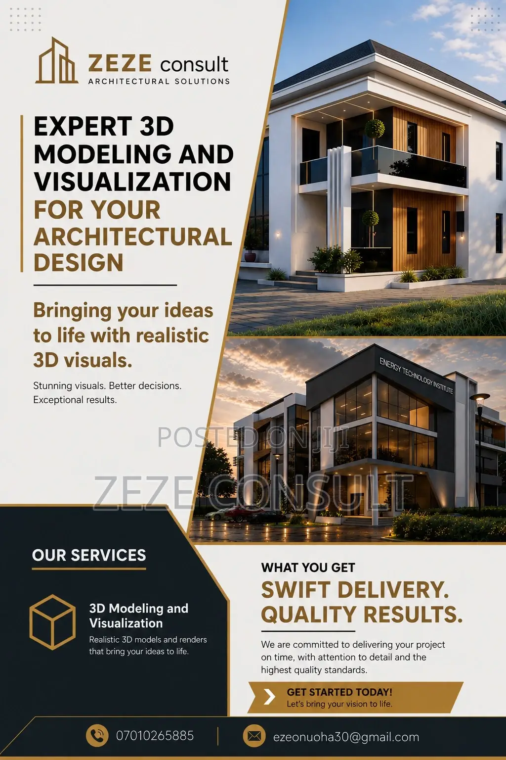 Professional 3D Modeling and Visualization
