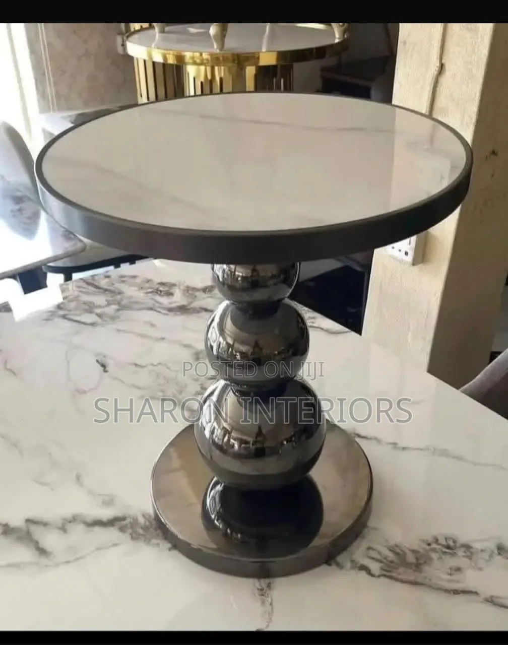 Luxury Marble Top Sidestool