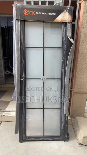  2.5ft X 7ft CCK Full Glass Toilet Doors 