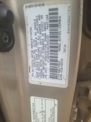 Toyota Camry 2003 Gold