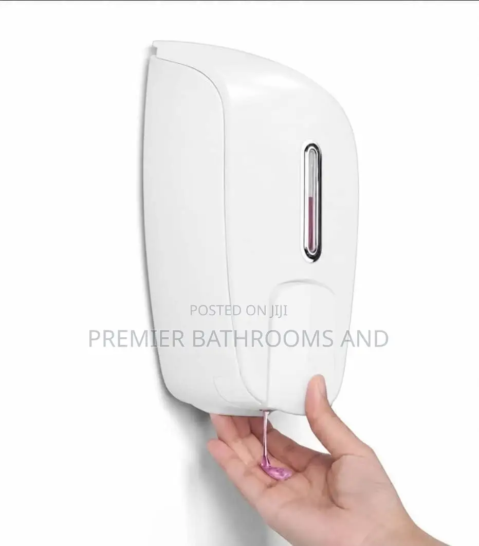 Plastic Manuel Soap Dispenser White