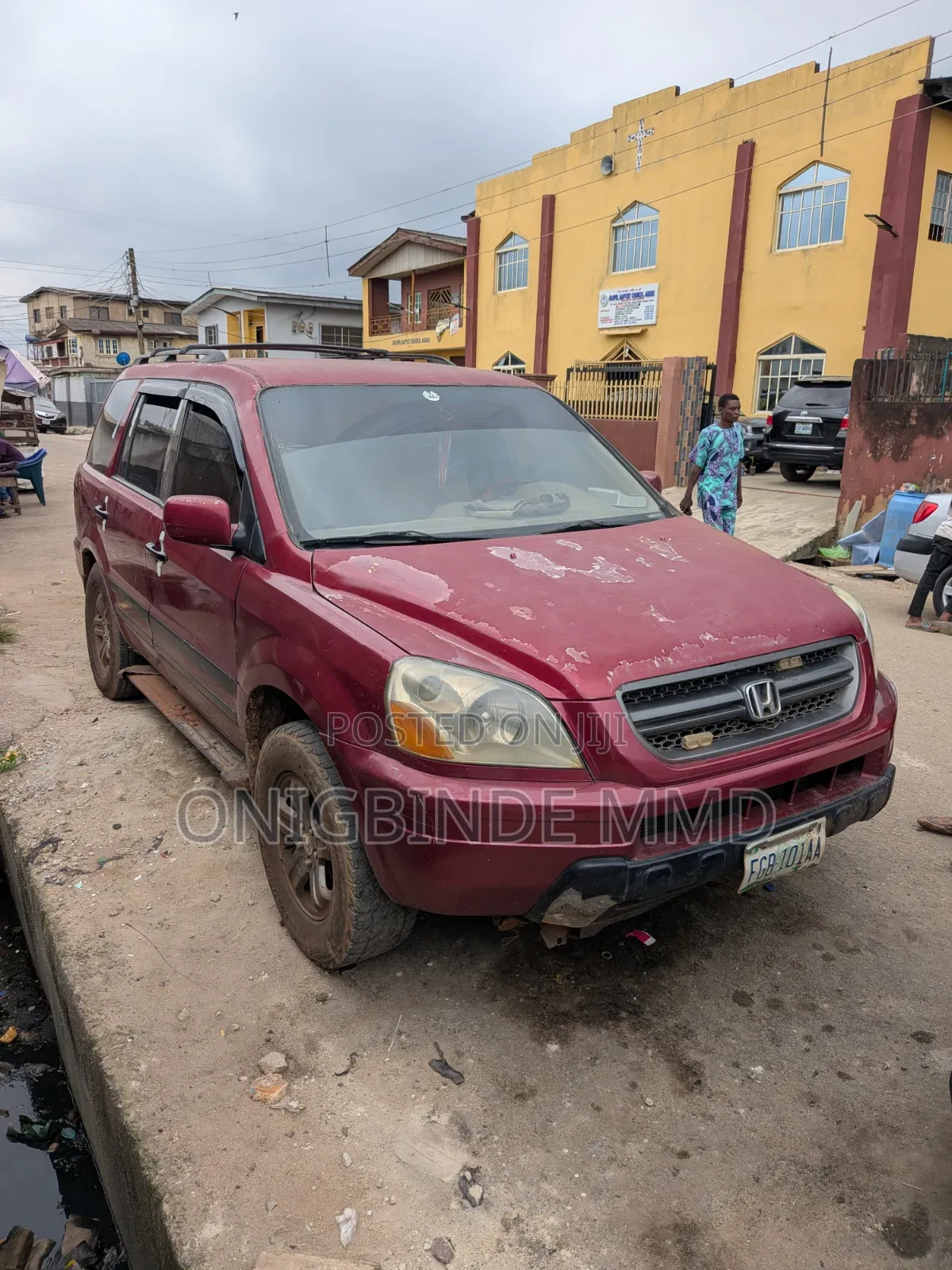 Honda Pilot 2004 Red
