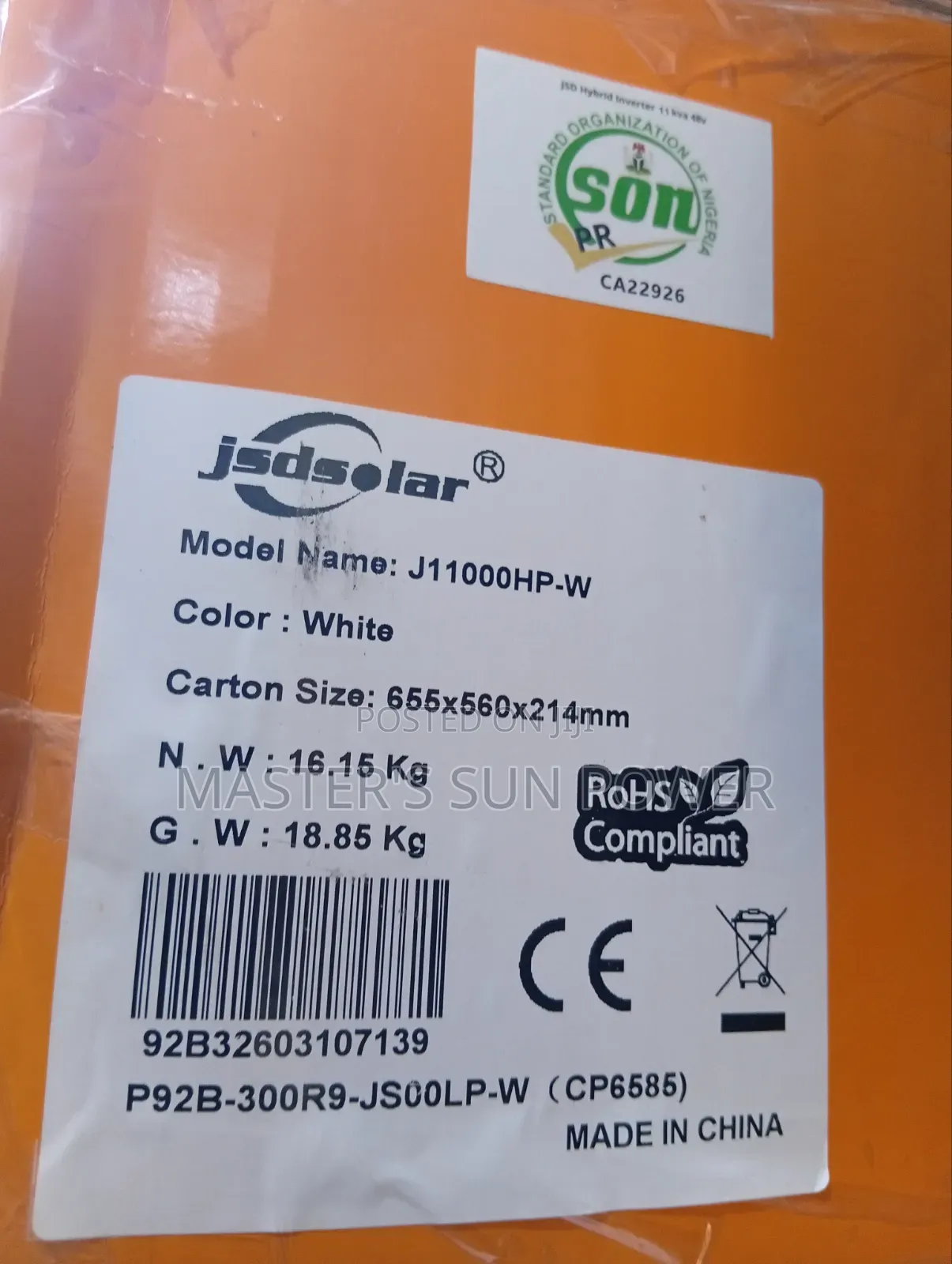 11kwh JSD Inverter
