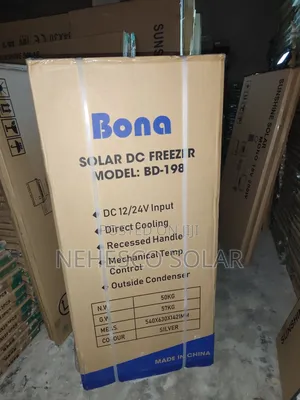 Stop Wasting Fuel! Bona 198L Solar DC Freezer – 12v/24v