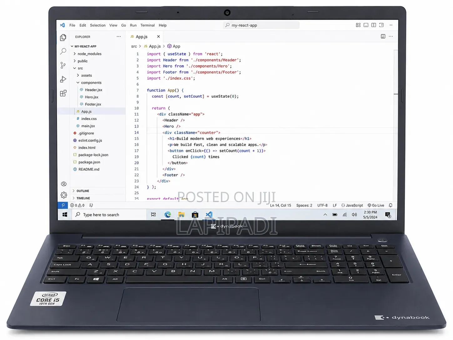 Laptop Toshiba C50 8GB Intel Core i5 SSD 256GB