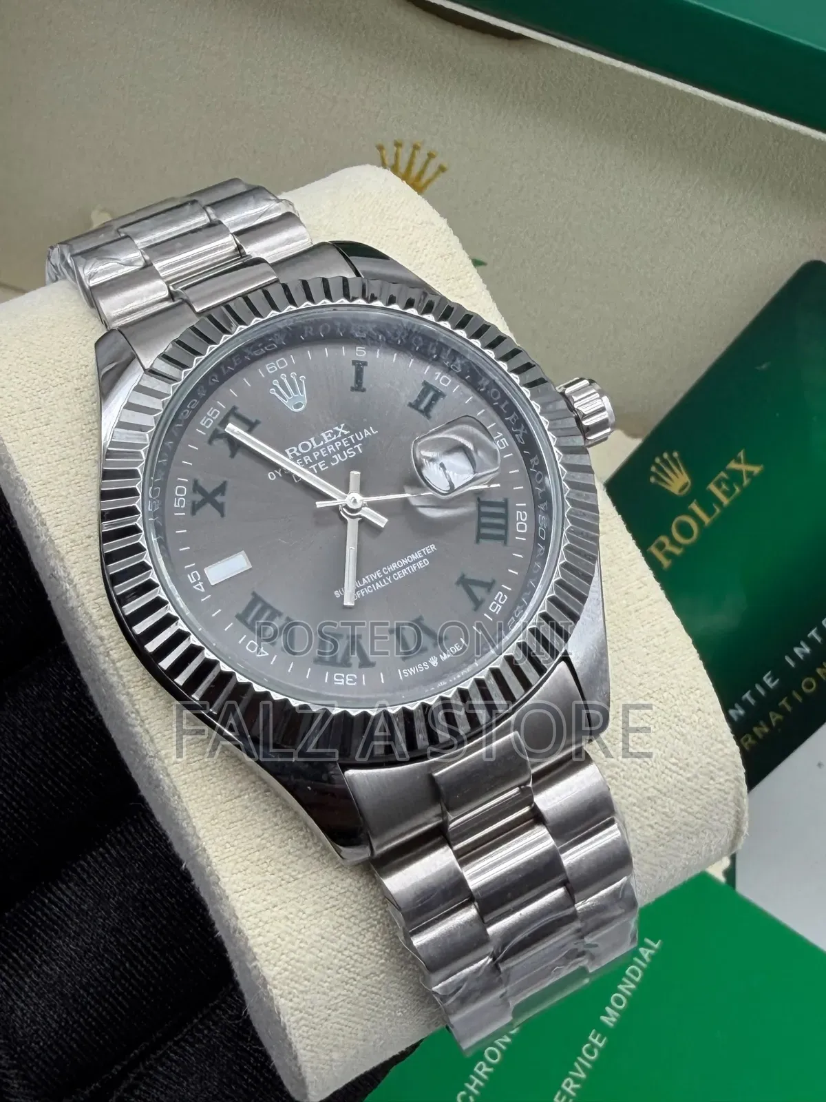 Rolex Chain Date Just (Quartz Movement, Battery Power )