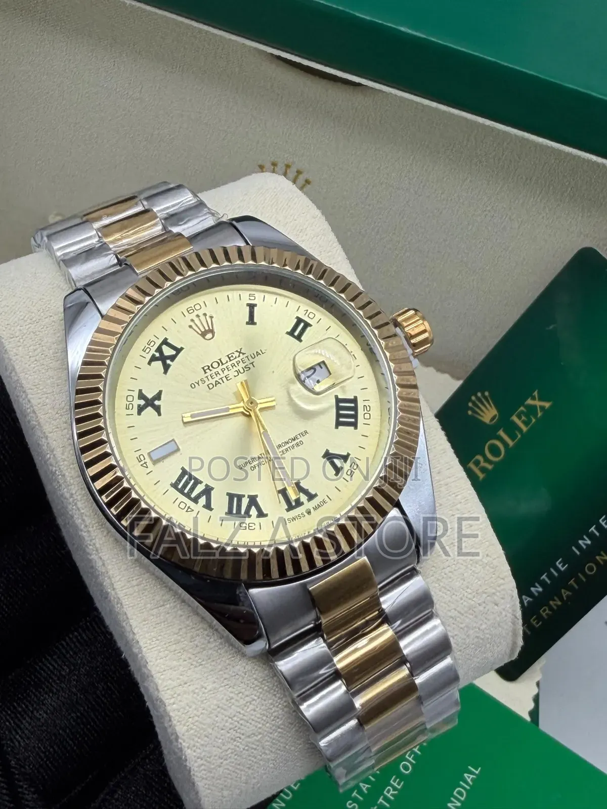 Rolex Chain Date Just (Quartz Movement, Battery Power )