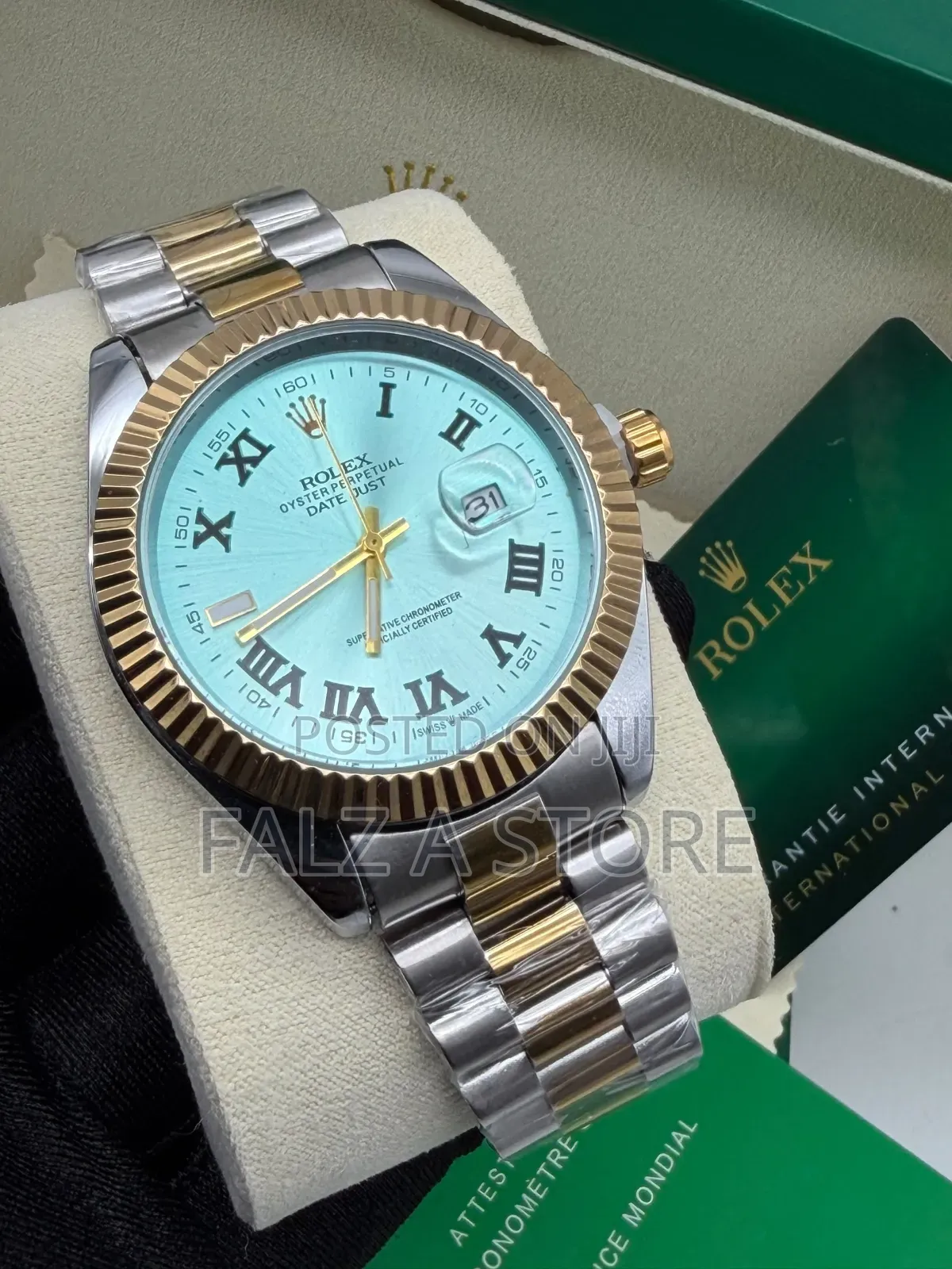 Rolex Chain Date Just (Quartz Movement, Battery Power )