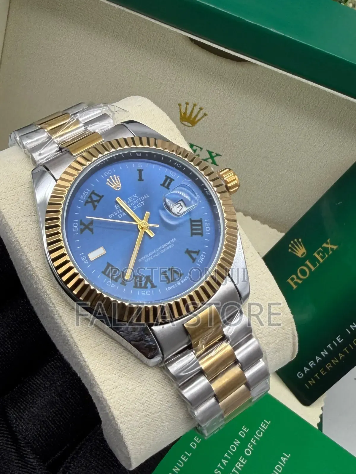 Rolex Chain Date Just (Quartz Movement, Battery Power )