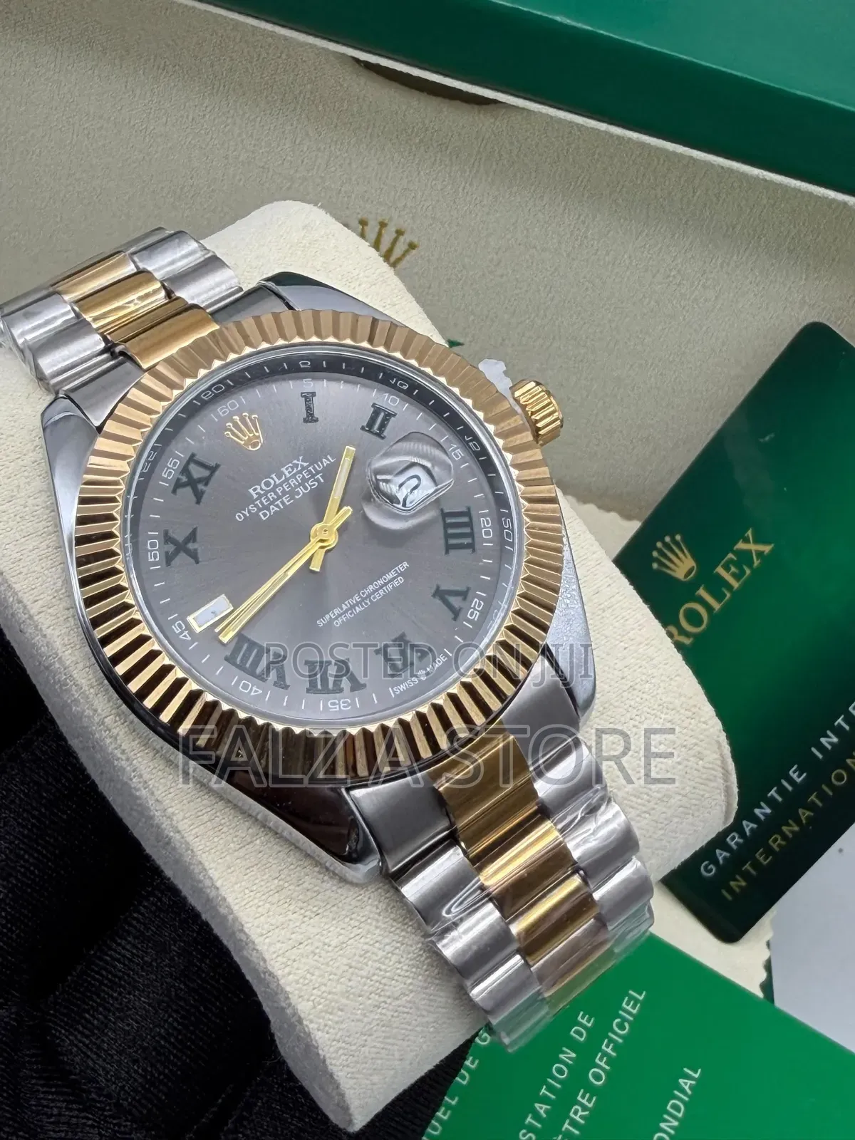 Rolex Chain Date Just (Quartz Movement, Battery Power )