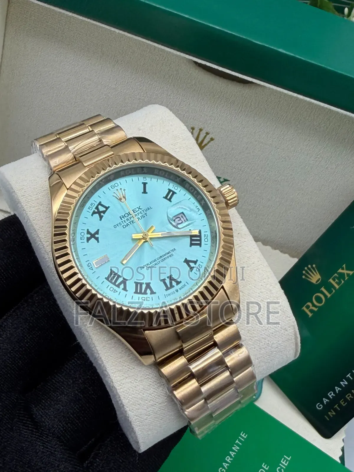 Rolex Chain Date Just (Quartz Movement, Battery Power )