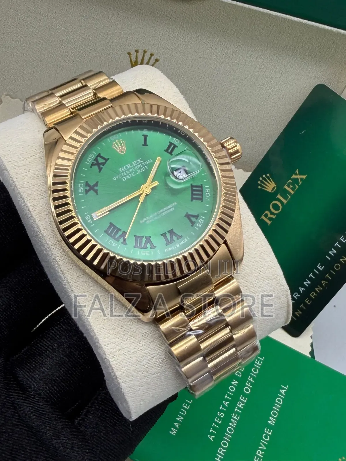 Rolex Chain Date Just (Quartz Movement, Battery Power )