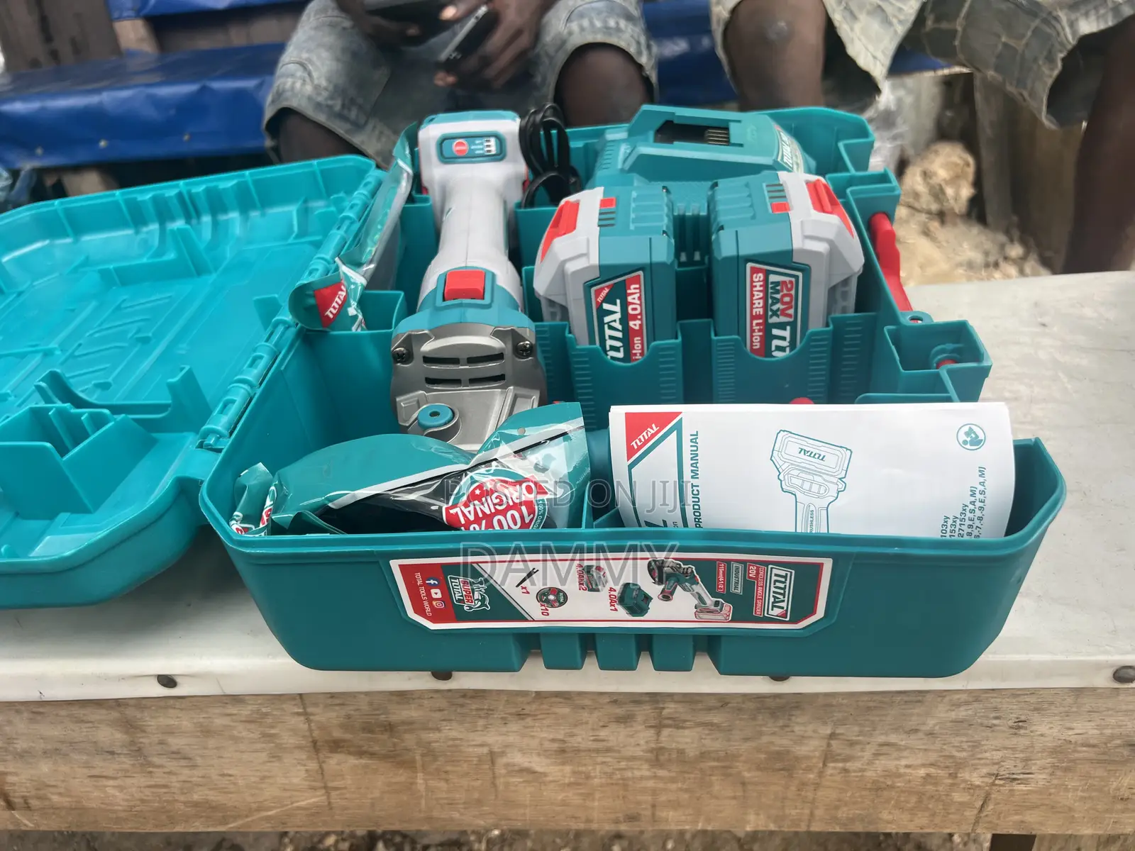 TOTAL 20V Cordless Angle Grinder Combo Kit