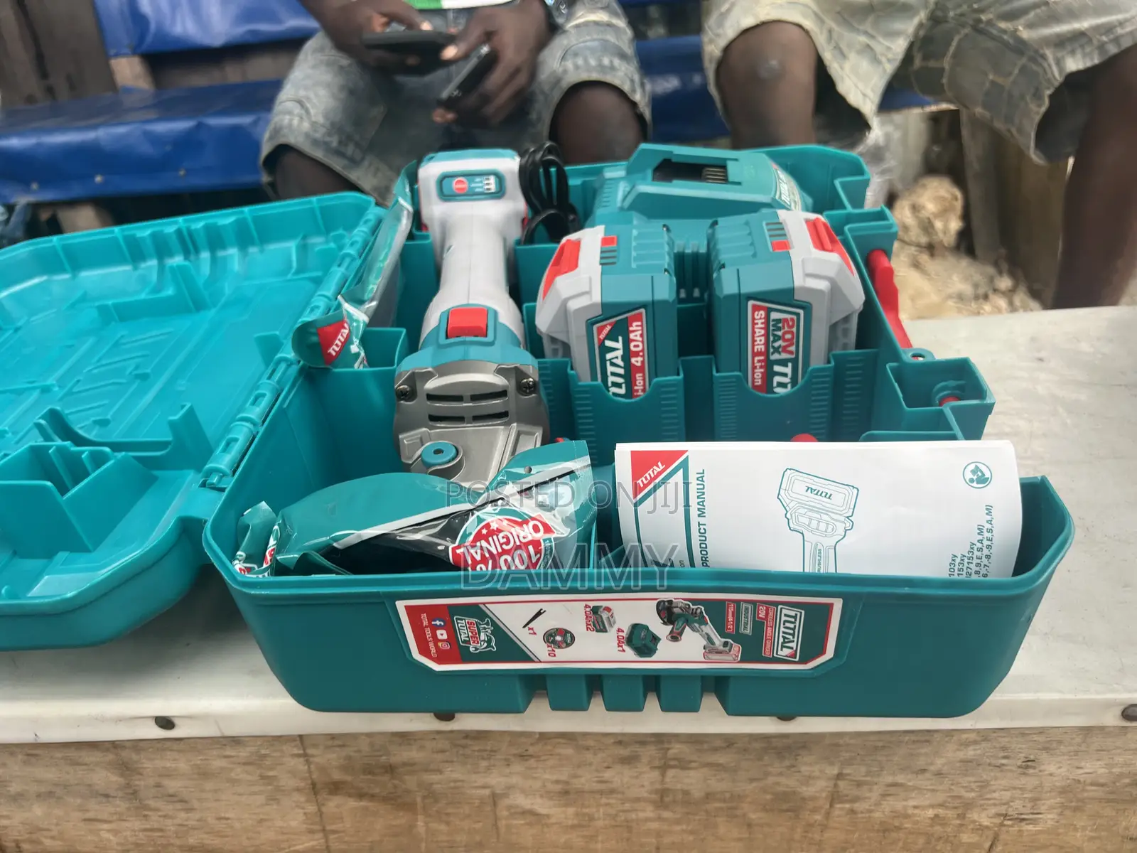 TOTAL 20V Cordless Angle Grinder Combo Kit