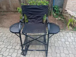 Foldable Makeup Chair- Black