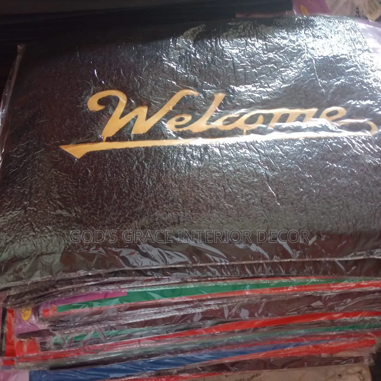 Rubber Quality Welcome Door Mat Available