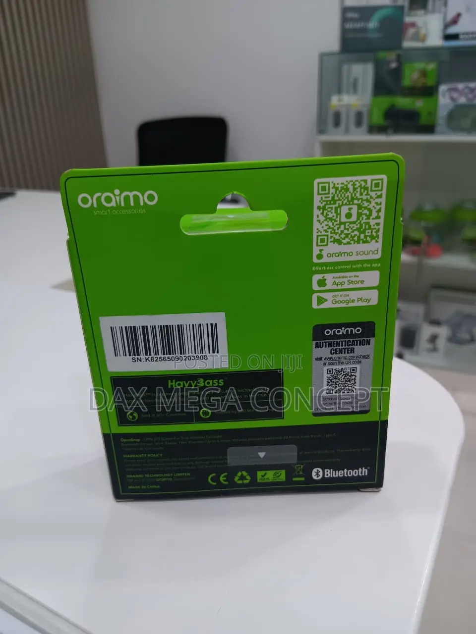 Oraimo Opensnap Clip-on Open-Ear True Wireless Earbuds