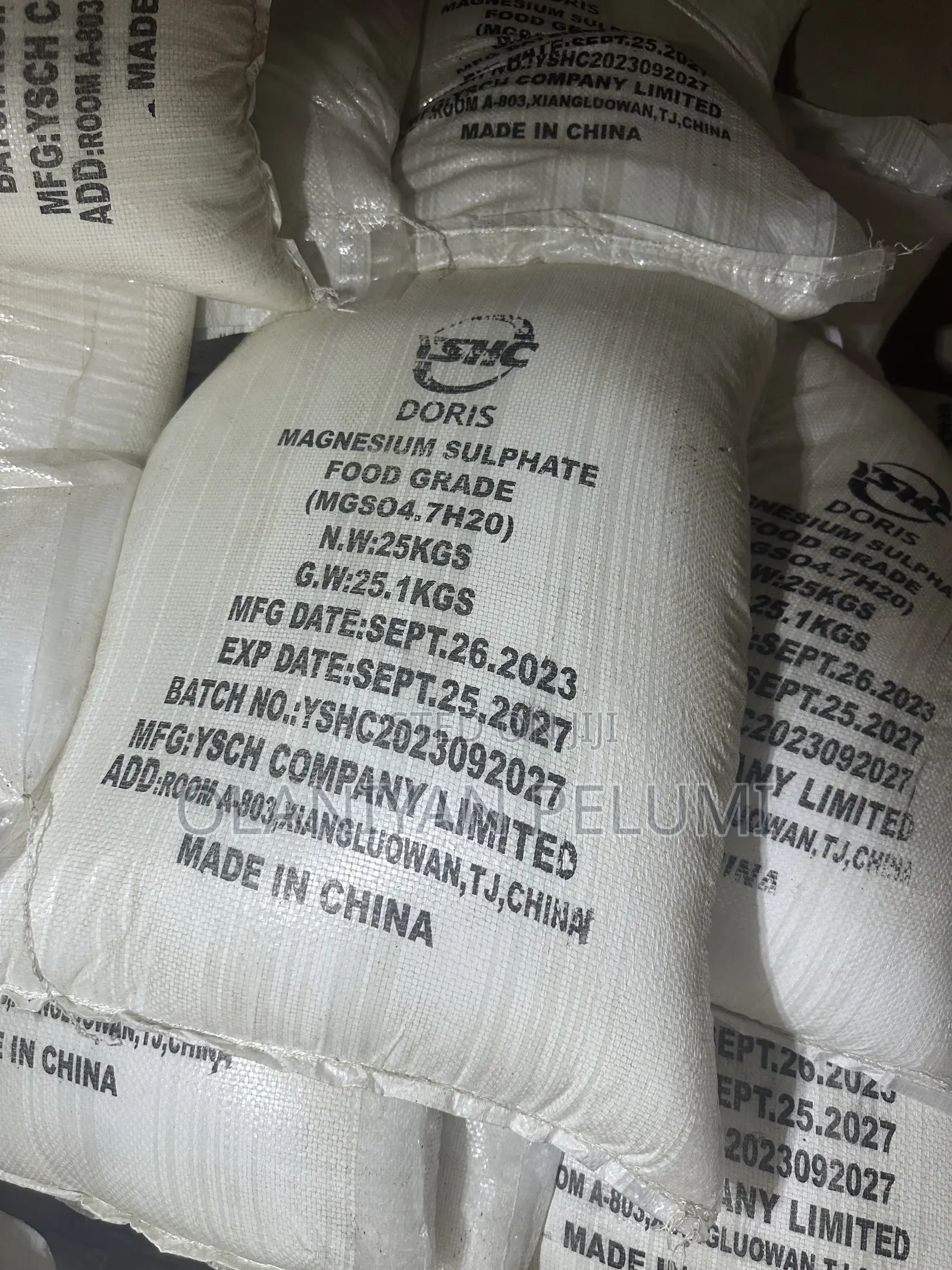 DORIS Magnesium Sulphate (MgSO4·7H2O)