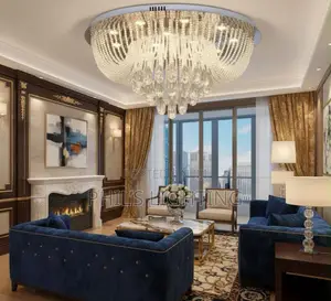 Modern Round Crystal Ceiling Lights