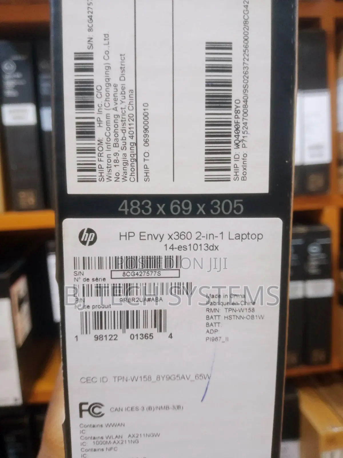 New Laptop HP Envy 14 8GB Intel Core 5 SSD 512GB