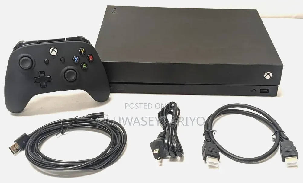 Xbox 1x With One Wireless Controller and Some Games Installed