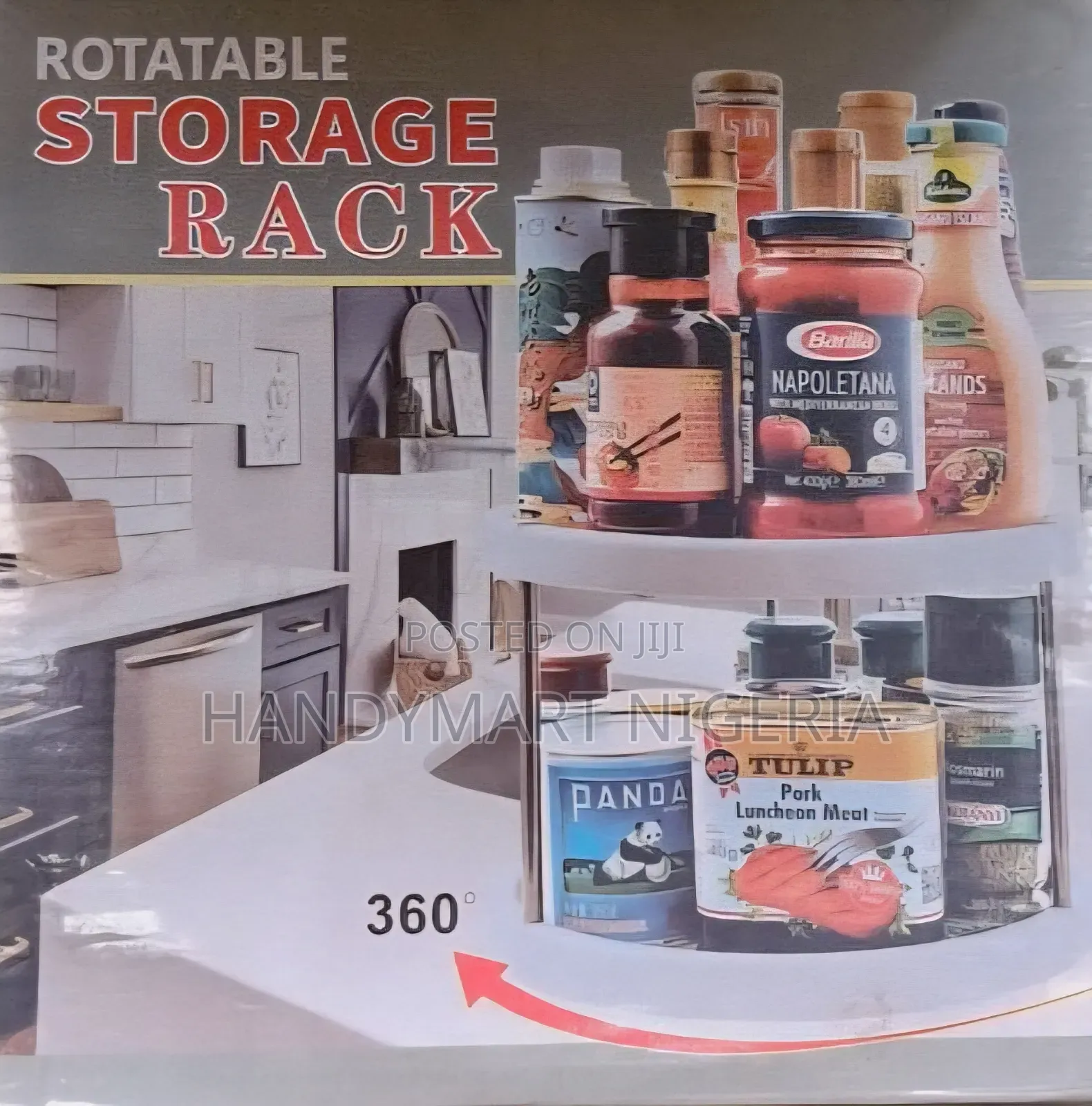 360° Rotatable Storage Rack