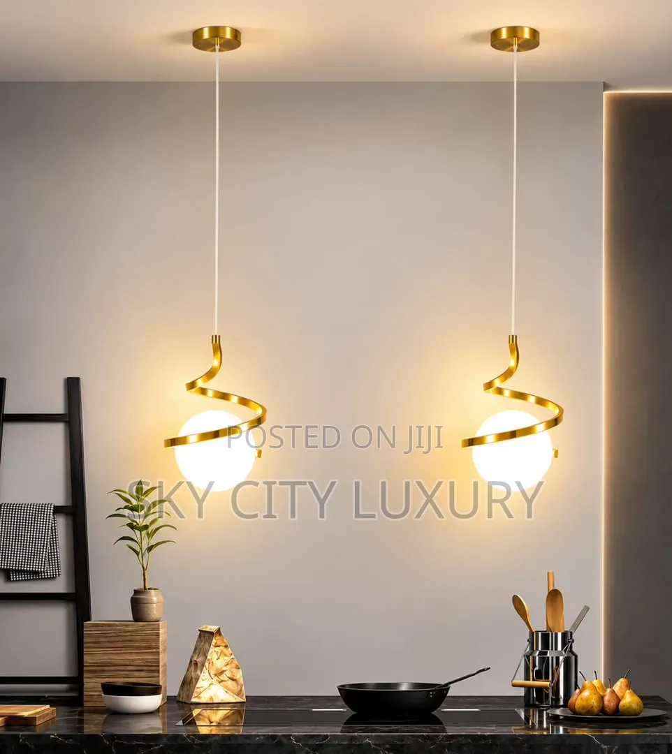 Moon Single Dropping Pendant Light