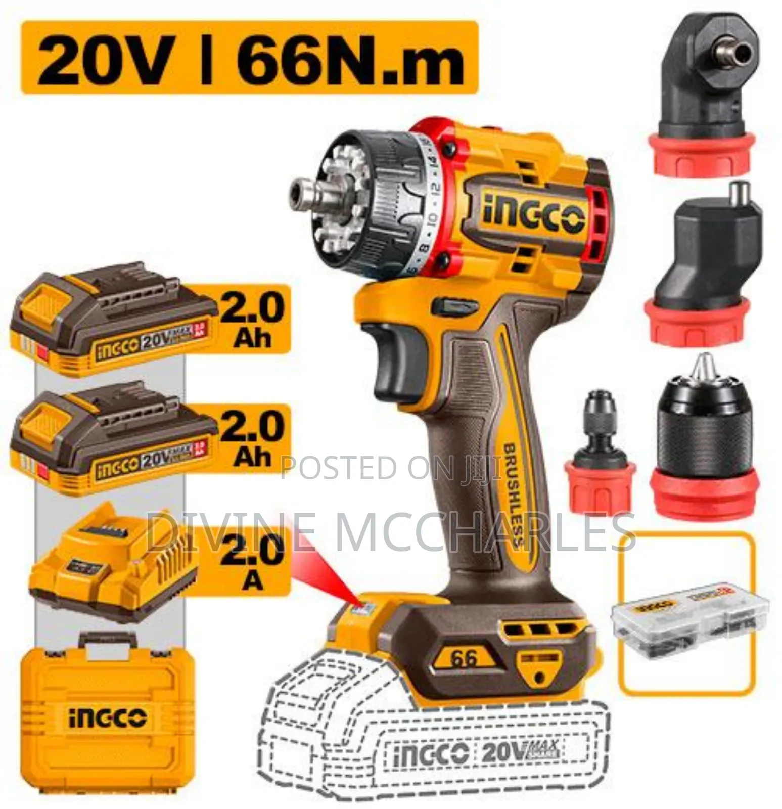 CDLI206686 Cordless Multi-Head Drill Driver