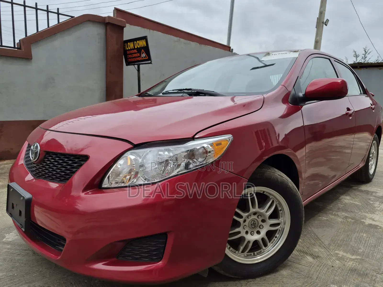 Toyota Corolla 2009 Red