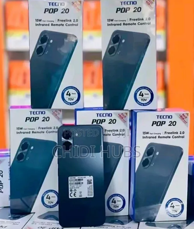 Tecno Pop 20 64 GB Black