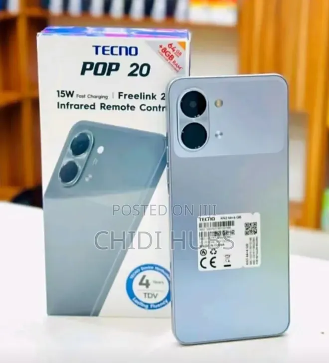 Tecno Pop 20 64 GB Black