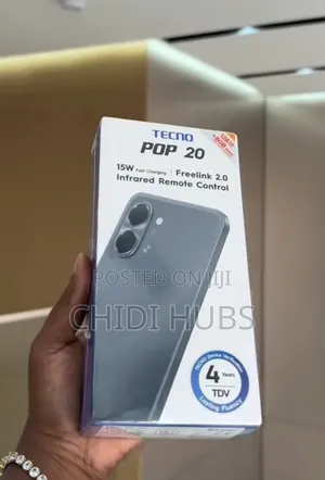 Tecno Pop 20 64 GB Black