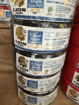 Lion Golden Electric 1.5mm2 Single Core PVC Copper Wire (100m Roll)