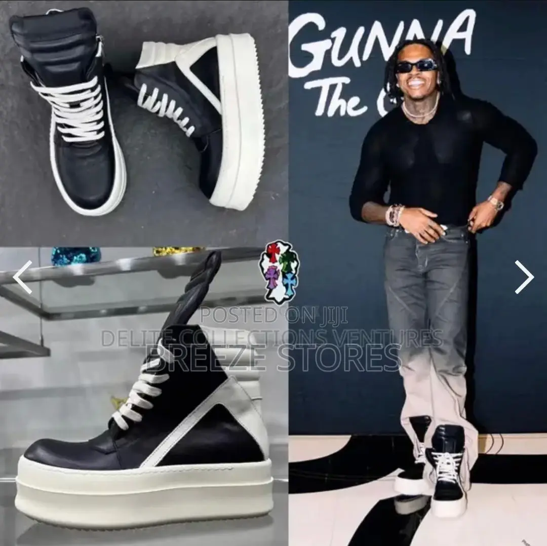 Rick Owens Top Quality Unisex Sneakers