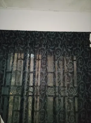 Navy Blue Curtain