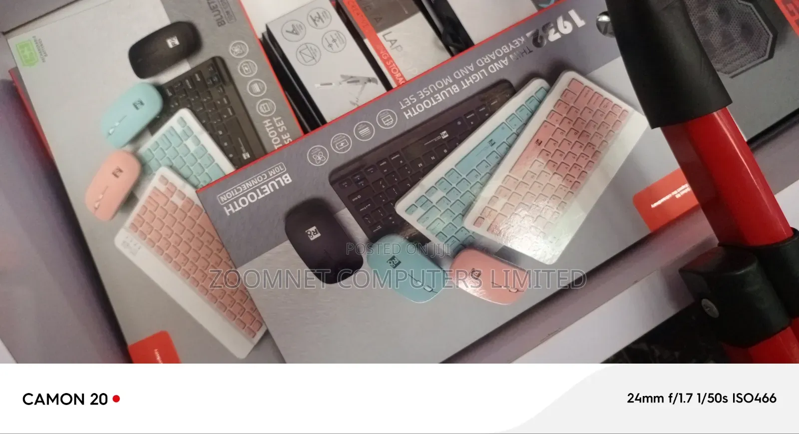 Mini Flat Bluetooth Wireless Keyboard and Mouse