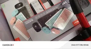 Mini Flat Bluetooth Wireless Keyboard and Mouse