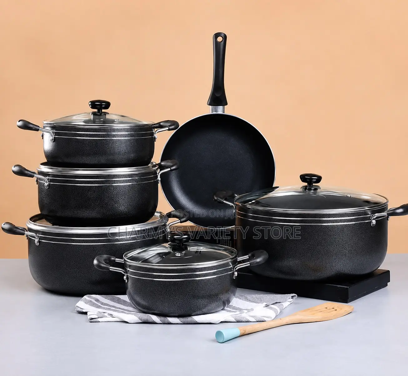11pcs Non Stick Pot Set