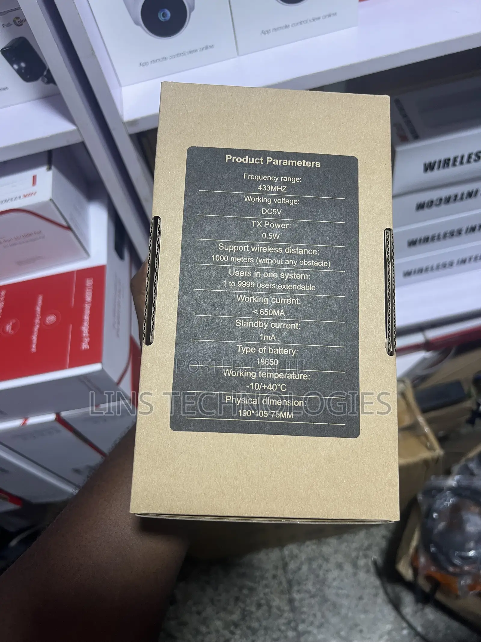 Wireless Display Intercom Phones